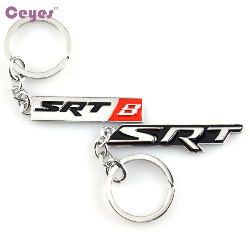 

Ceyes Car Styling Key Ring Keychain Case For Jeep Dodge SRT Cherokee Wrangler Liberty Chrysler SRT8 Car-Styling Auto Accessories