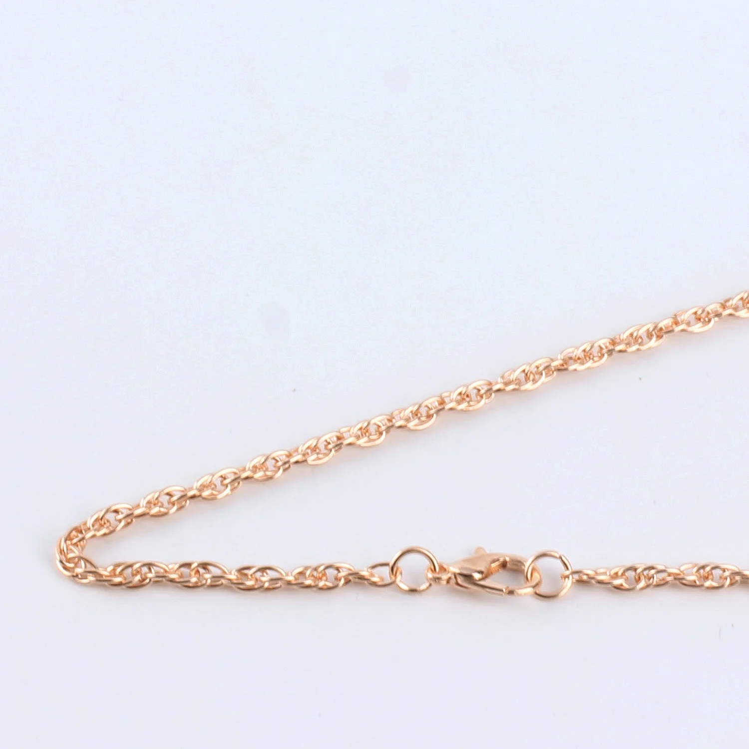 

Red Copper Metal With Lobster Clasp Jump Circle 16-40" Jewelry Good 9 Colors 2mm/3mm Wide Twisted Cable Necklace Chain