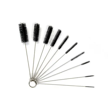 

DHL 500set high quality 10pcs/set Tube Brushes Straw Set for Drinking Straws / Glasses / Keyboards / Jewelry Cleaning