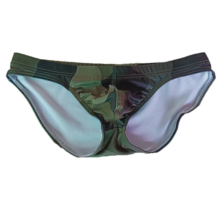 

1 PCS Sexy Man Briefs Camouflage Men Underwear Sexy U Convex Cuecas Mens Pouch Underwear sexy male costume