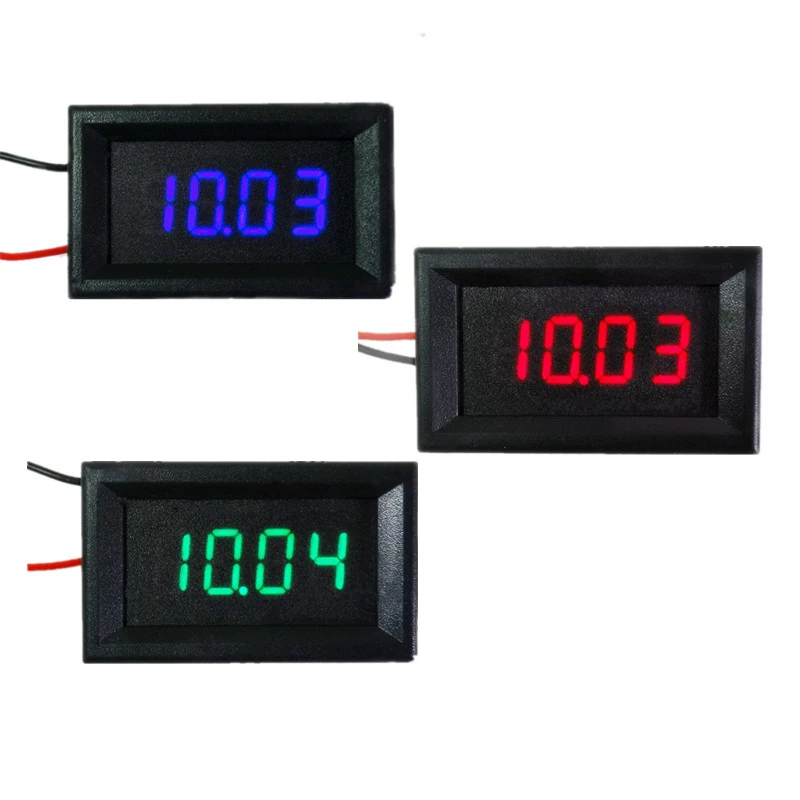 3.5-30V Digital Display 0.36” Panel Voltmeter LED Voltage Monitor DIY pick 