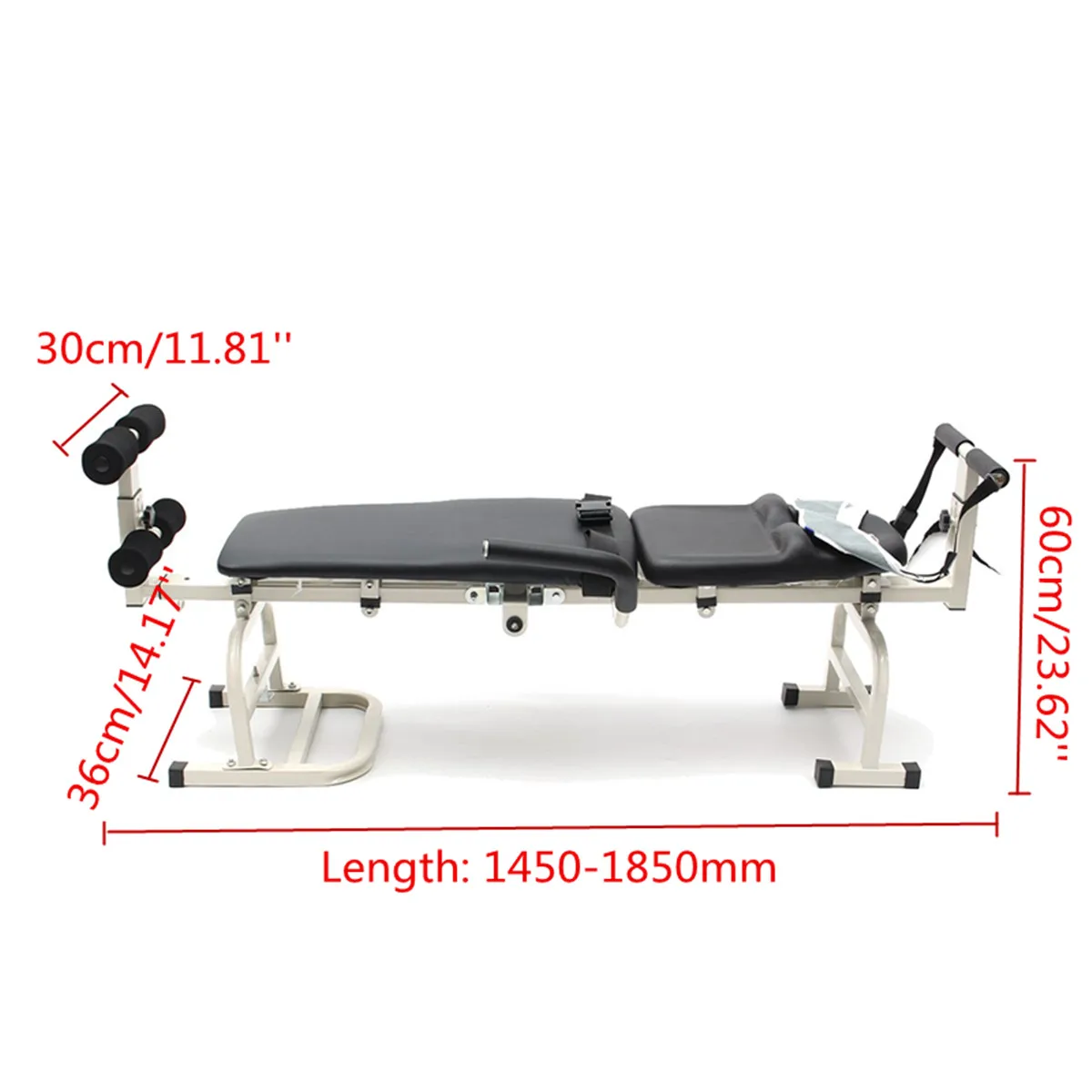 Многофункциональная терапия массажный стол для шейного отдела и для поясницы и шеи тяга талии складывающаяся кровать растягивающее устройство облегчение боли в спине