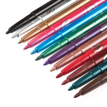 

12 Colors Women Eyeshadow Long-lasting Eyeliner Makeup Cosmetic Tools Water Resistance Anti-allergy @ME88