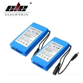 

ELEOPTION 2PCS DC12680 6800mAh 12V Rechargeable Battery rechargeable batteries For wireless transmitters CCTV camera
