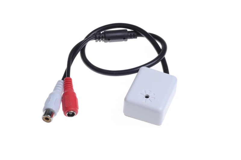 

New CCTV Mic Microphone Sound Pick-Up Monitor Voice Audio RCA OUTPUT for Security Cameras DVRs