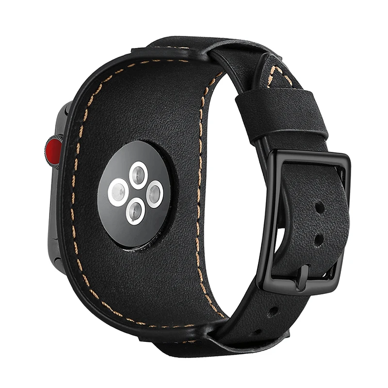Newest Genuine Leather Watch Bracelet Band Strap For Apple Watch Series 1 2 3 iWatch 38mm 42mm Watchbands