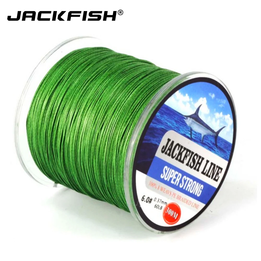 JACKFISH 8 حبلا 300 متر سلاسة صنارة صيد بولي ايثيلين مجدول مع مربع 10-60LB المتعددة الشعيرات خيط صنارة الصيد الكارب الصيد المياه المالحة JACKFISH 8 حبلا 300 متر سلاسة صنارة صيد بولي ايثيلين مجدول مع مربع 10-60LB المتعددة الشعيرات خيط صنارة الصيد الكارب الصيد المياه المالحة