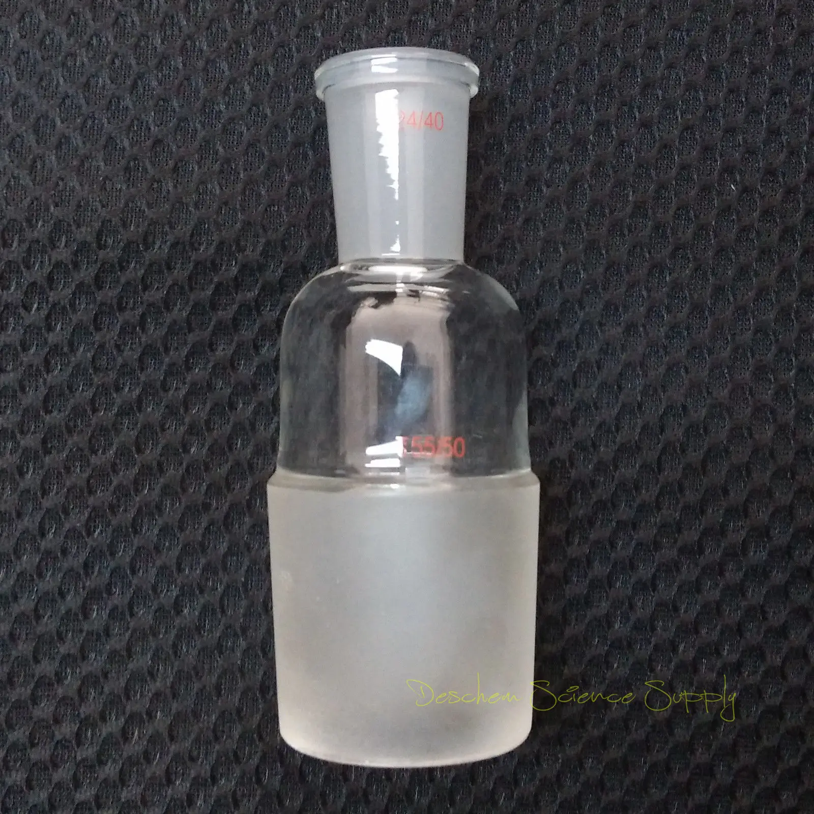Glass Reducing Adapter From 55/50 Male To 34/35 Female,lab Chemistry