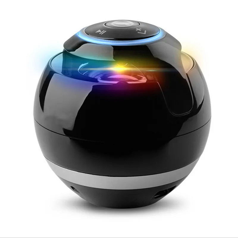 Шариковый Bluetooth динамик со светодиодной подсветкой Портативный беспроводной