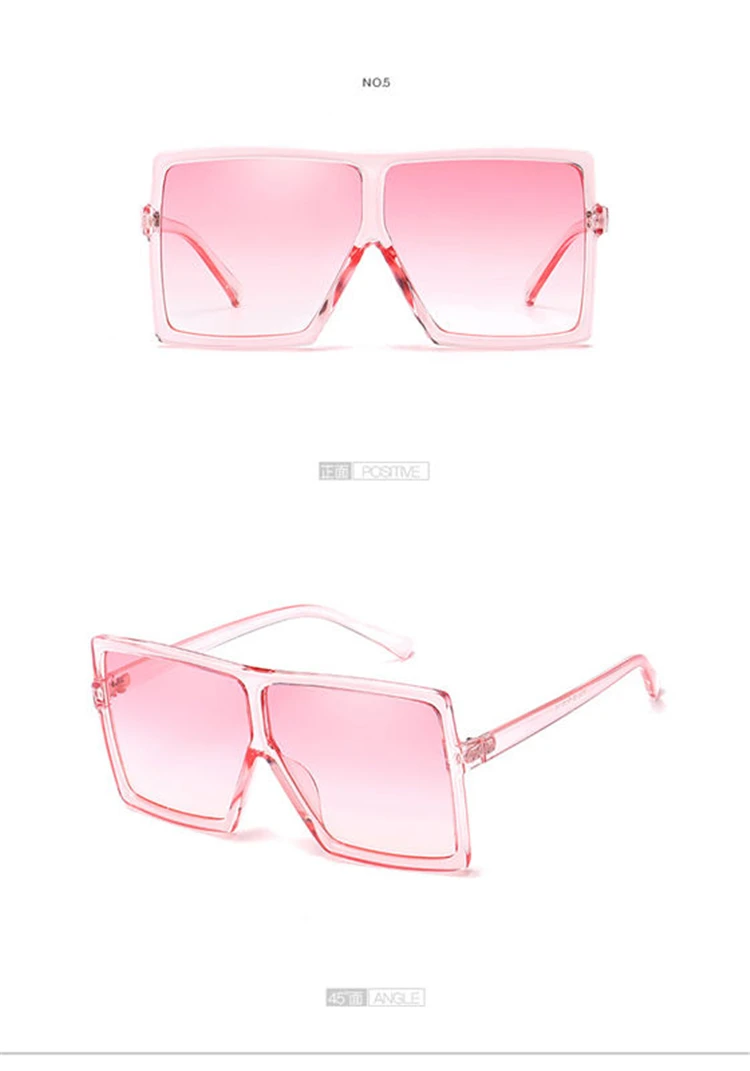 oversized rimless sunglasses square big black one piece lens yellow sun glasses for women men 2018 uv400 (8)