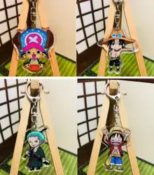 10 шт. Мультфильм Аниме one piece Новый akeychain акриловое кольцо для ключей Подвески подарок K29