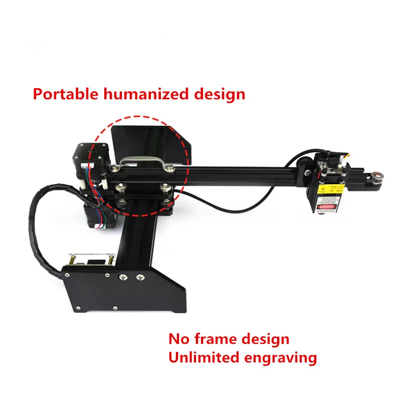 Мини Портативный Multi-function автоматический DIY ЧПУ лазерный гравировальная машина USB Логотип Марка принтера фрезерный cnc-маршрутизатор