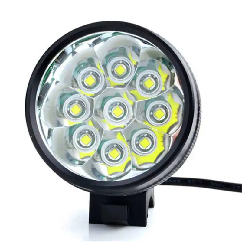 9 x XM L T6 LED 6x18650 велосипедный фонарь мощный светодиодный фонарик водонепроницаемый