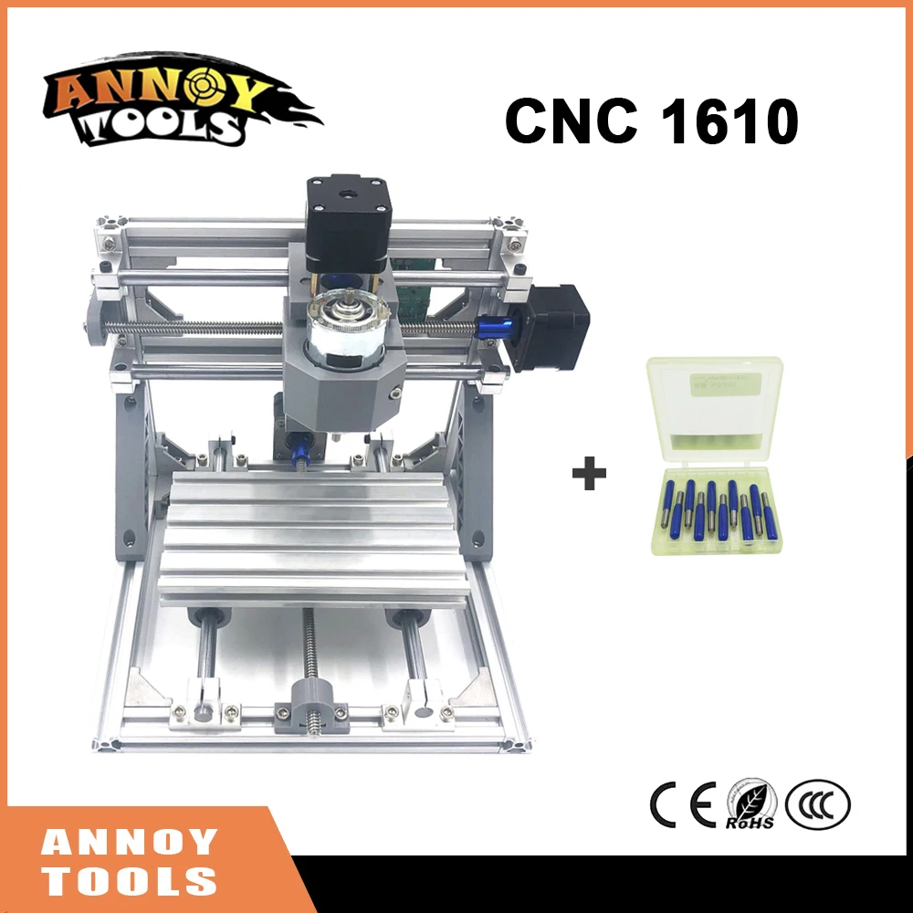 NEW ANNOYTOOLS CNC 1610 500mw 2 5w ER11 GRBL Diy Mini CNC Laser Engraving Machine 3