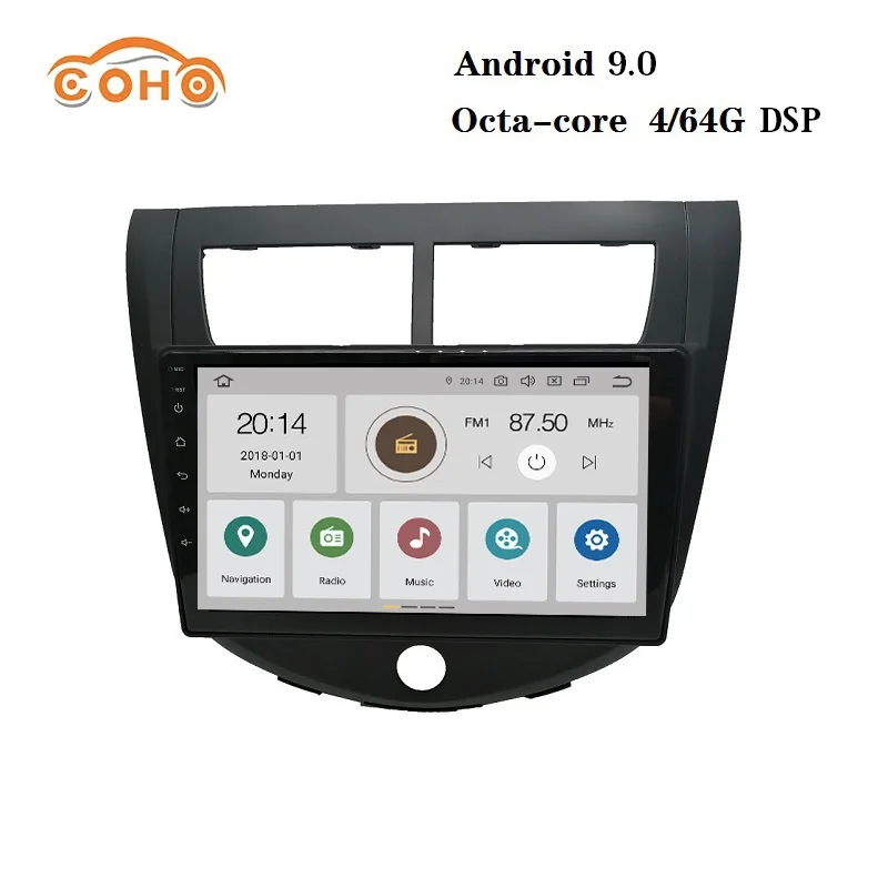 

Car audio android 9.0 8-core 4/64G for JAC J4 with Radio BT GPS Navigation support WIFI Carplay DSP and Steering Wheel Control