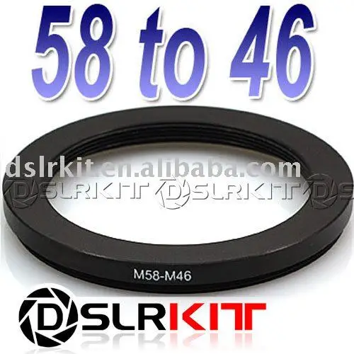 

58mm-46mm 58-46 58 to 46 Step Down Ring Filter Adapter
