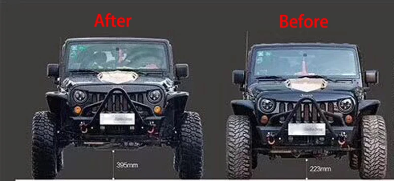 Wrangler JK портальный набор осей внедорожных автомобилей Стайлинг Аксессуары