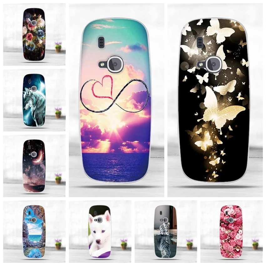 

Cute Cover for Nokia 3310 Case Luxury Silicone Soft TPU Back Covers for Nokia 3310 2017 mobile Phone Case Ultra thin Funda Capa