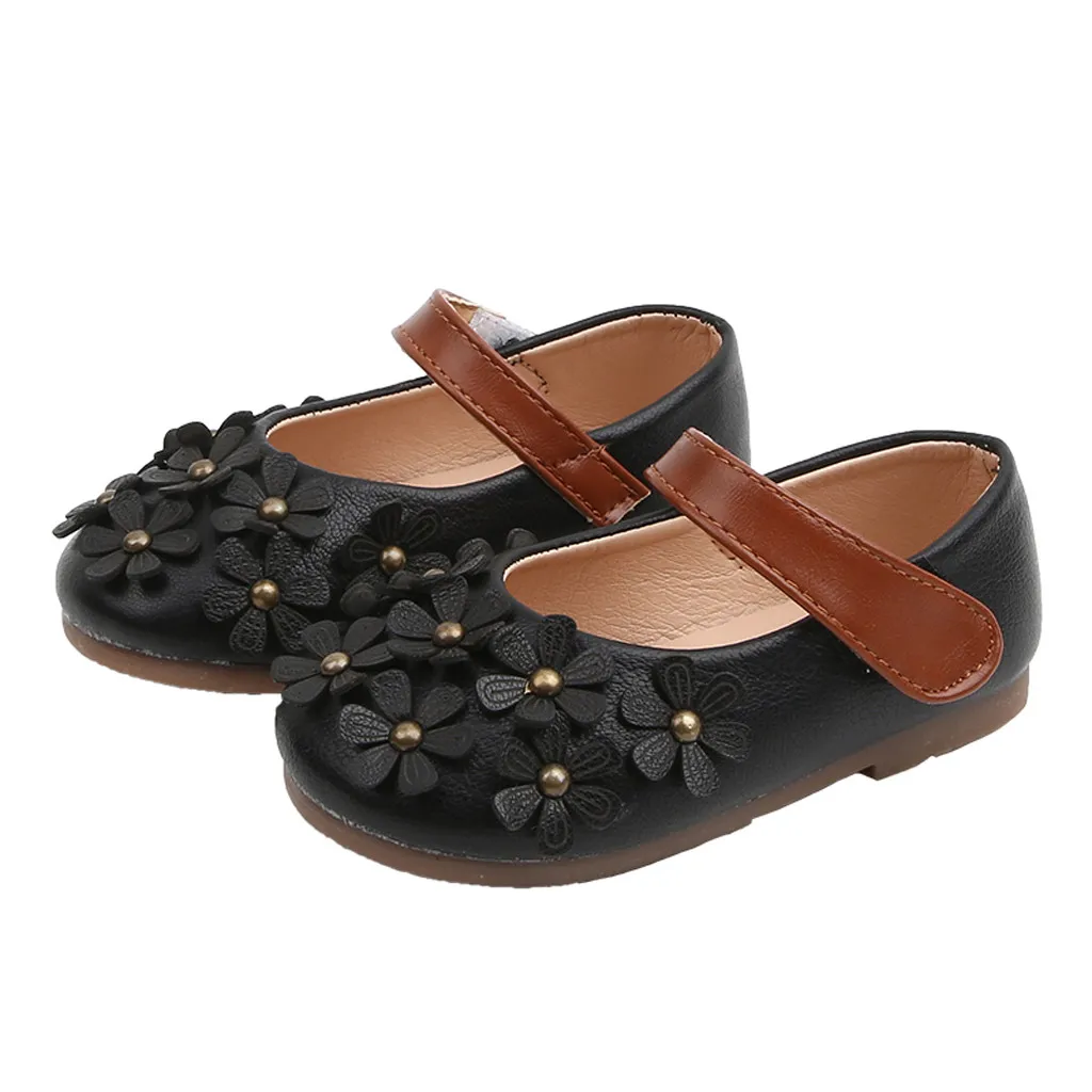 

Summer Children Girls Bohemian Casual Flower Sandals Princess Flat Shoes