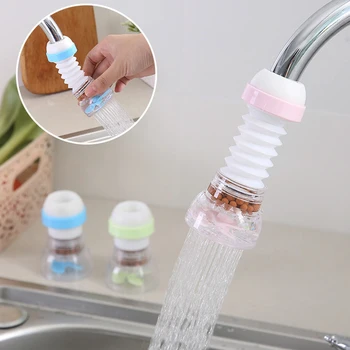 

Kitchen 360 Degree Rotatable Faucet Water Saving Filter Sprayer Swivel Water Tap Saving Faucet Nozzle Filter Economizer Splash