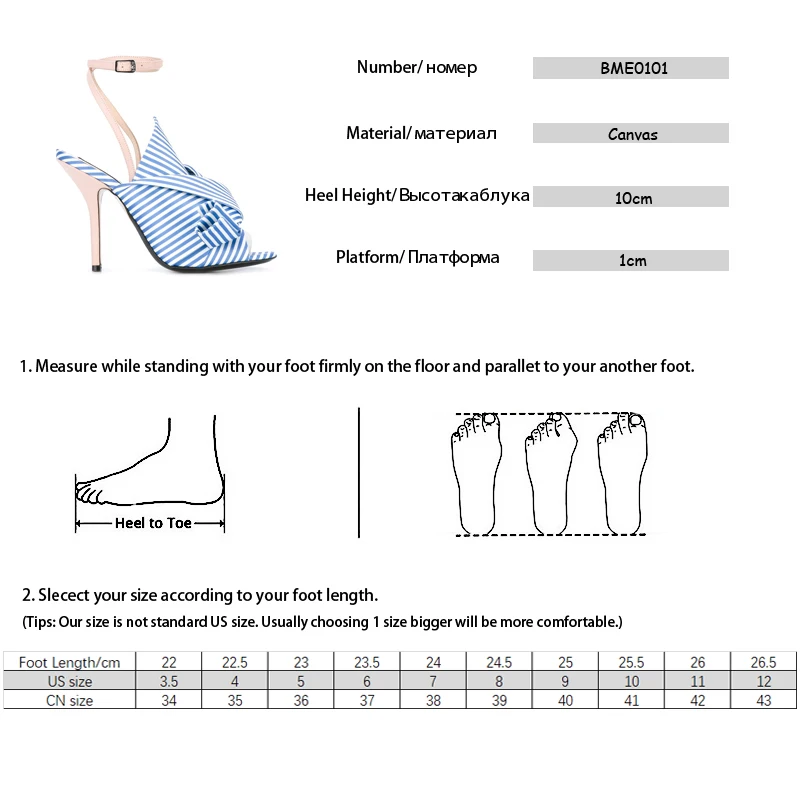 Baimier/летние босоножки на высоком каблуке в полоску женские сандалии-гладиаторы с ремешком на щиколотке женская обувь с открытым носком женская обувь с бантиком, большие размеры 34-43