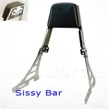 Motorcycle Part motor parts Skull Backrest Sissy Bar For Harley Davidson Sportster XL883C R XL1200R C XLH883 XLH1200