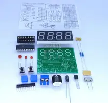 Цифровые часы комплект singlechip LED часы электронные производство объемной DIY (не включая батарею)
