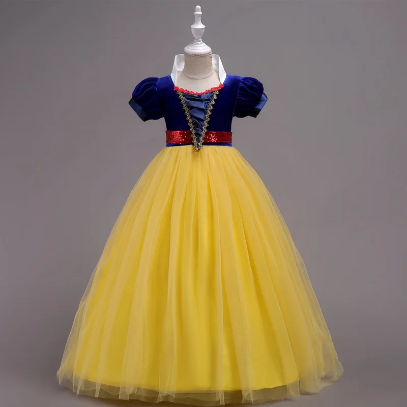 

POSH DREAM Snow White Princess Children Girls Cosplay Dress Snow White Children Princess Cosplay Kids Girls Tutu Dress for Party