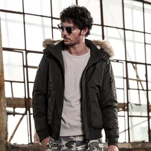 Мужские парки, зимняя куртка для мужчин, модные куртки с меховым воротником, дизайн с нашивками, повседневные худи с карманами, парки на молнии