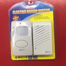 Беспроводной 150 м PIR детектор электронные охранные часы Добро пожаловать колокольчик