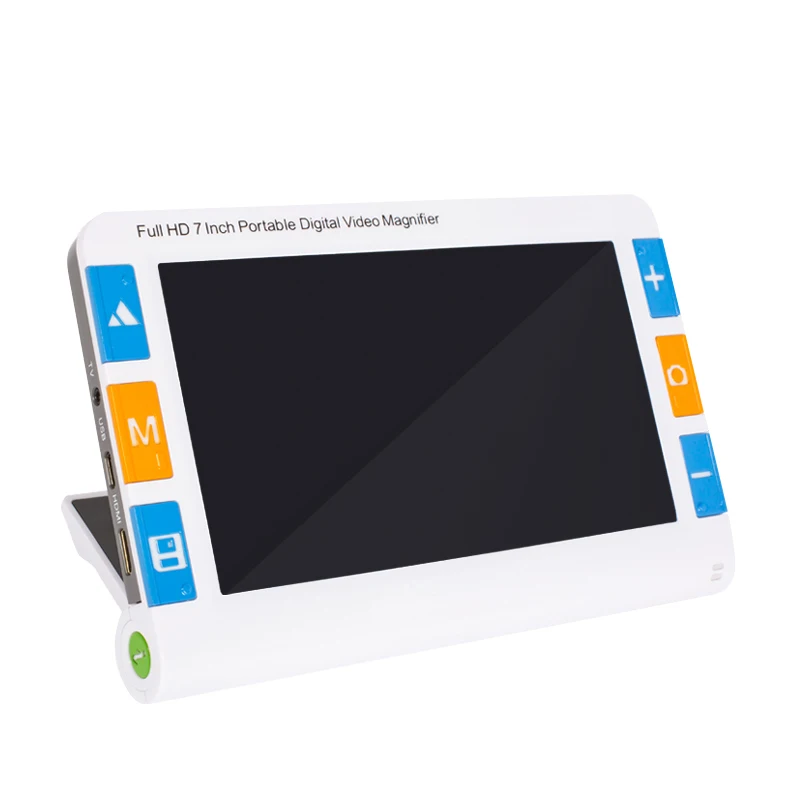 

7 Inch Lcd Portable Magnifier Low Vision Video Magnifier Electronic Reading Aid, Digital Handheld Magnifier 2X To 48X Ys700(Eu