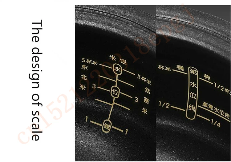 220 V 3L Интеллектуальная Электрическая рисоварка антипригарная Сенсорная панель многофункциональная IH управление нагревательная рисоварка EU/AU/UK/US
