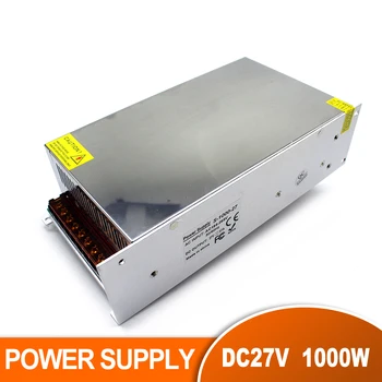 

Single Output Led Switching Power Supply DC27V 37A 1000W Driver For CNC Router 3D Print Transformers 220V 110V AC TO DC SMPS