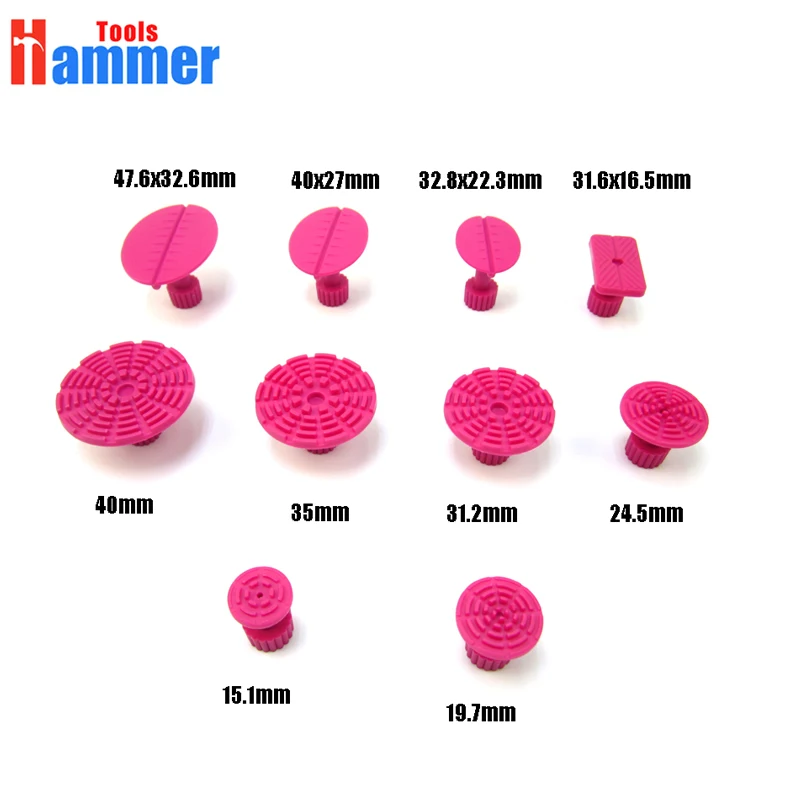 

Auto PDR KING Tool kit Plastic Glue Tabs Puller Tabs For Car Dent Paintless Repair Auto Body Dent Removal Hand Tool