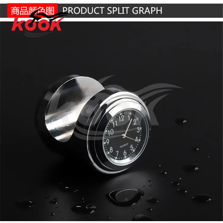Buy high quality Motorcycle Clock 22mm handlebar Clock