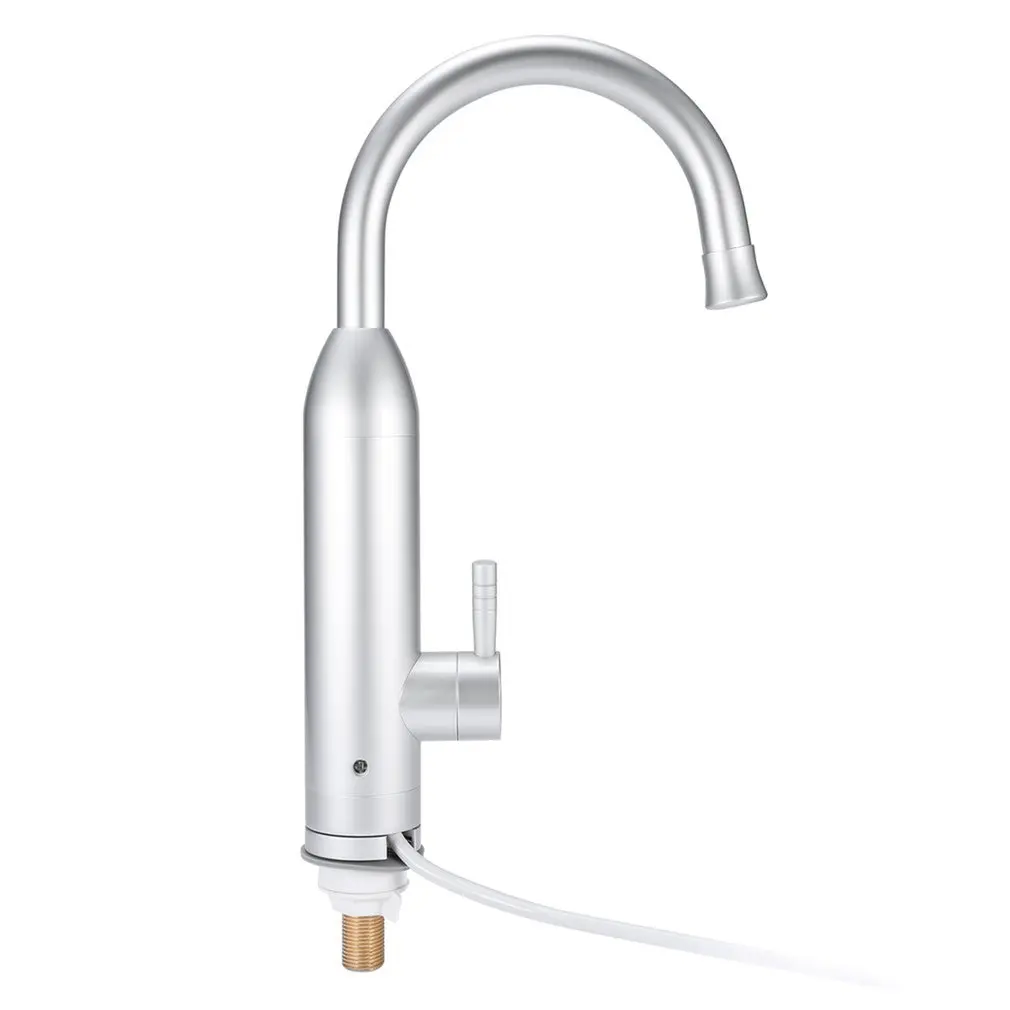 

Alloy 12W Energy Saving Instant Electric Hot Water Heater Faucet Kitchen Toilet Fast Heating Tap Water Faucet Water from Below