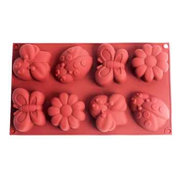 

Silicone Soap Molds 8-Cavity DIY Chocolate Candy Making Mould Cake Baking Tools