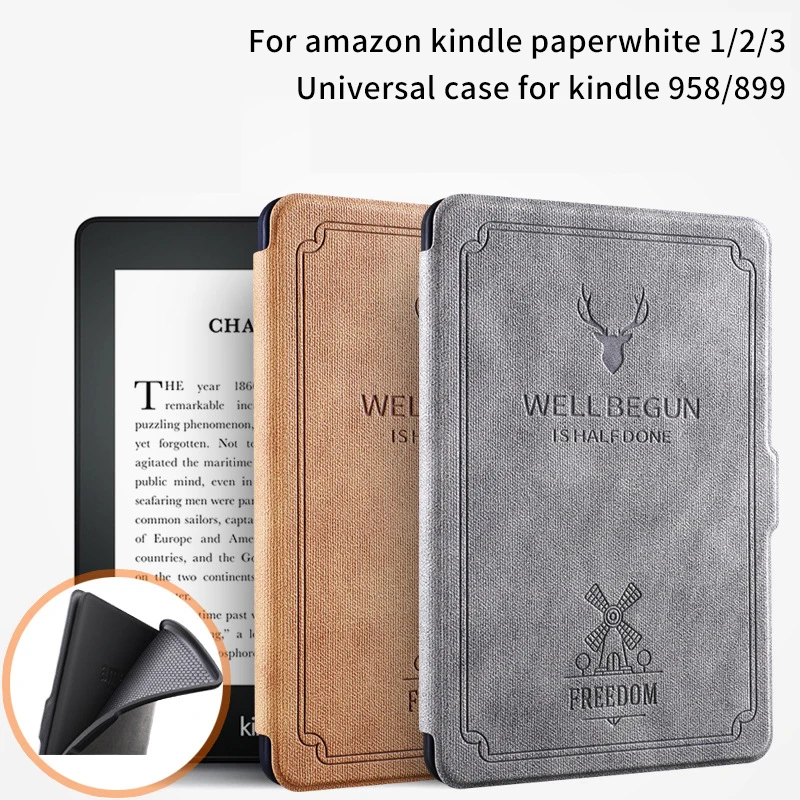 

Cases For Kindle Paperwhite 1 2 3 Case Cover 6 Inch E-book Shell for Amazon Kindle Paperwhite Silicone Soft Protective Shell