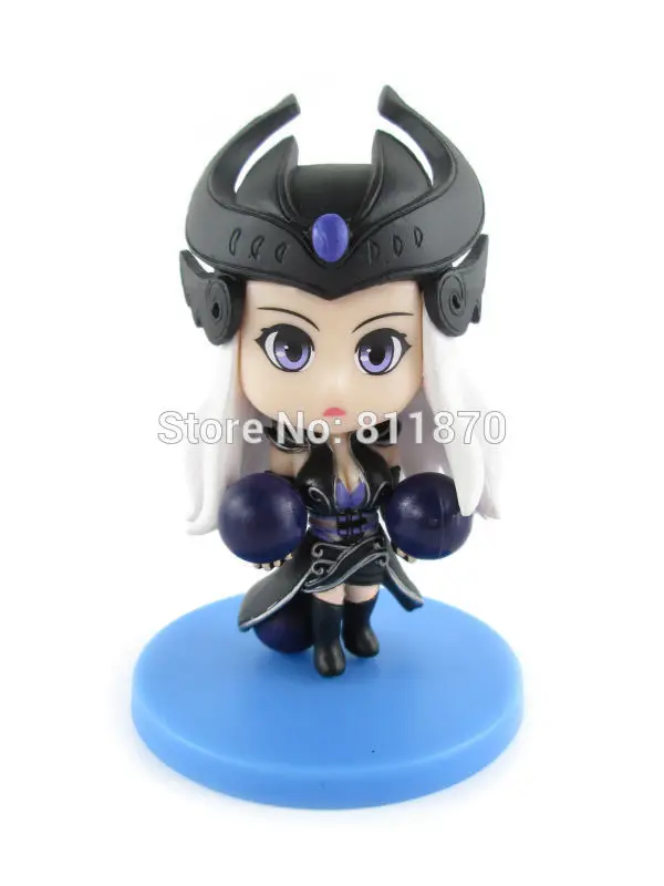 

LOL Copslay Dark Sovereign Syndra Q Version 7.5cm/2.9'' HI-Q PVC Action Figures Model Toys GK Garage Kits