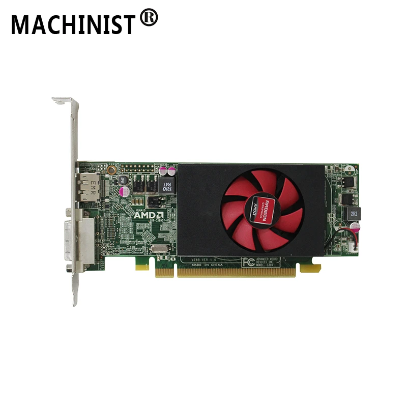 AMD Radeon HD8490 OUGA11 C553 0W42M3 DisplayPort DVI-I PCI-e Low Profile Card 