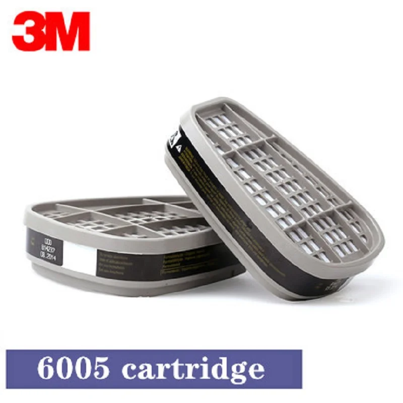 

3M 6005 Gas Mask Filter Cartridge 6200/7502/6800 Gas Mask Formaldehyde Organic Vapor Respirator Decoration Industrial Laboratory