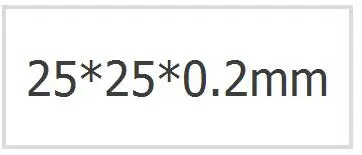 Платиновый электрод 10*10*0,1 мм Платиновый лист электрод PT электрод Платиновый лист помощник электрода - Цвет: Цвет: желтый