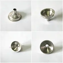 2 шт. маленькая мини-воронка из нержавеющей стали для бутылок с эфирным маслом фляги многоразовые аксессуары для бутылок Высокое качество