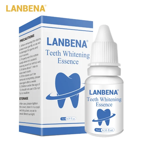 Teeth Whitening Essence Powder by LANBENA  Oral Hygiene Cleaning Serum Removes Plaque Stains Tooth B&hellip;