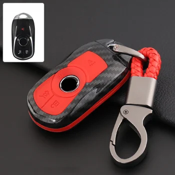 

2019 Anti-fall Carbon fiber silicone Car Key Cover Case For OPEL Astra Buick Encore Envision New Lacrosse Chevrolet Auto Shell