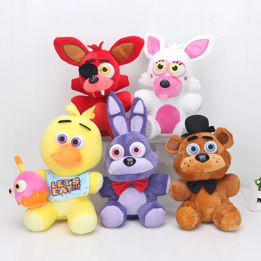 Новинка 25 см five nights at freddy's 4 FNAF мангл Фокси Freddy Fazbear плюшевая кукла хорошего