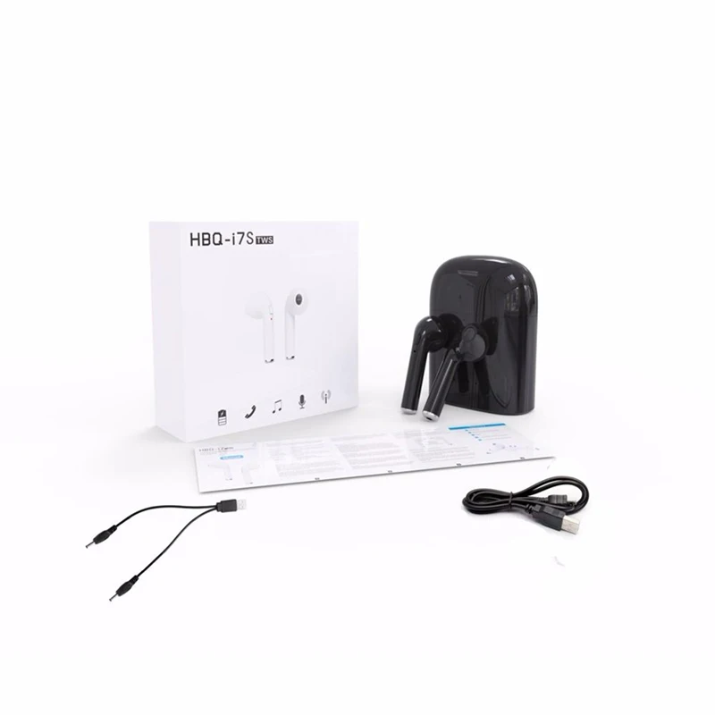 HBQ I7S TWS Wireless Earbuds 2017 New Mini Bluetooth Earphone Stereo Music Headset Twins In ear