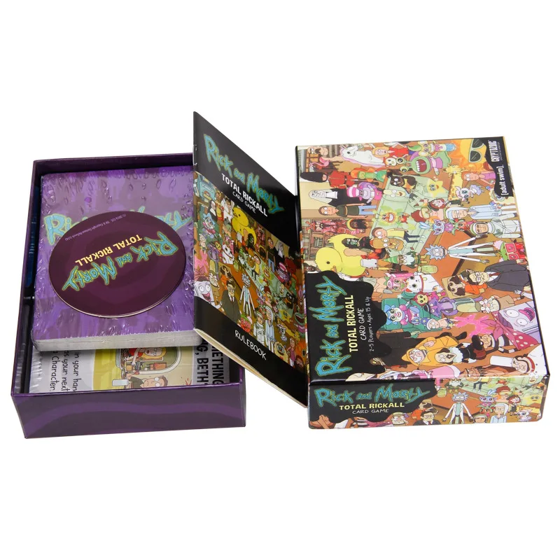 [new]  Thick Game Collection Card Rick and Morty Game Cards Adult and Kids Game Card Gifts RICK y MORTY Board collection card