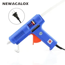 NEWACALOX 150W 100V-240V Hot Melt Glue Gun with 1pc 11mm Stick Heat Temperature Tool Industrial Guns Thermo Gluegun Heat Tools