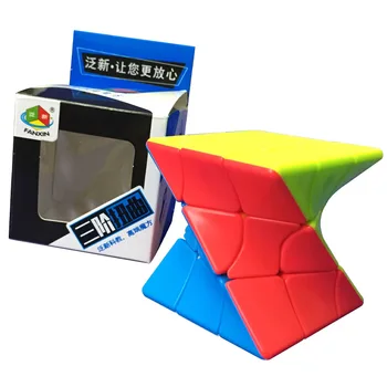 

FANXIN Distorted 3*3*3 Real Color Magic Cube Third Class Adult Student Children Puzzle Toys Magic Cube MF901